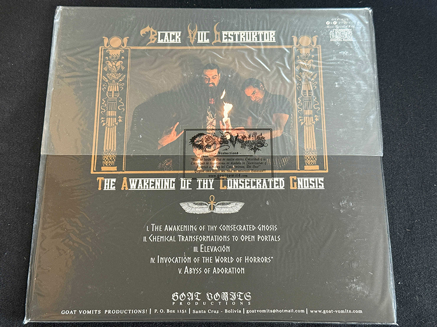 BLACK VUL DESTRUKTOR "The Awakening Of Thy Consecrated Gnosis" - Image 2