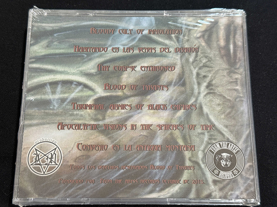 BLOOD OF TYRANTS  "Thy Corpse Enthroned" - Image 2