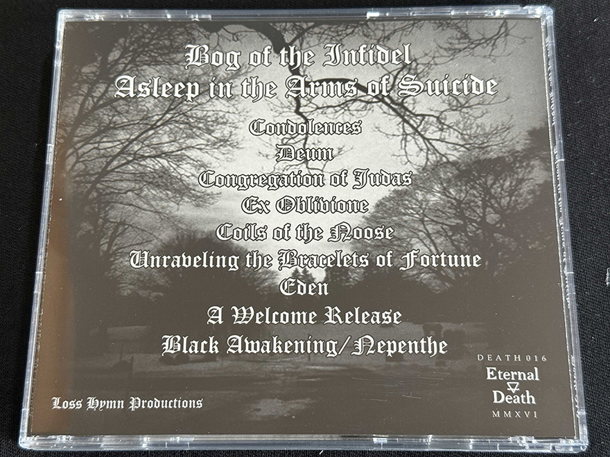 BOG OF THE INFIDEL  "Asleep In The Arms Of Suicide" - Image 2