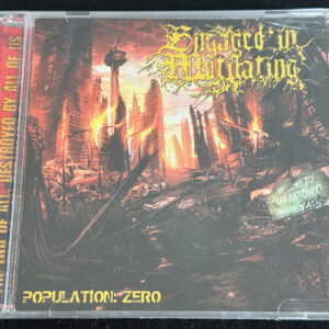 ENGAGED IN MUTILATING  "Population: Zero"