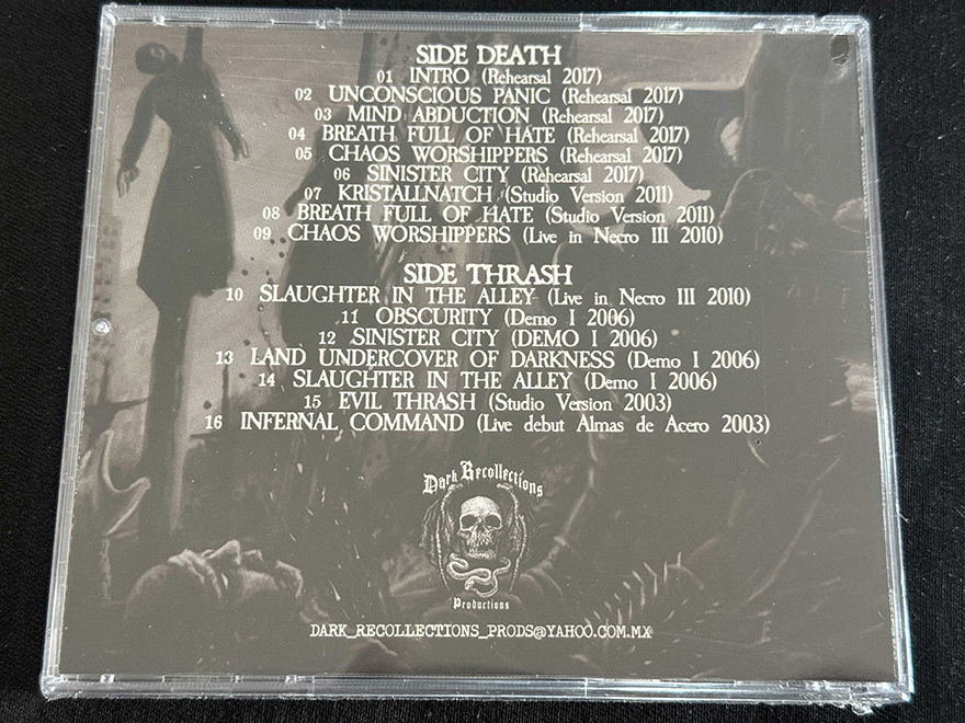 INFERNAL COMMAND  "A Breath Full Of Hate. . . To Annihilate" - Image 2