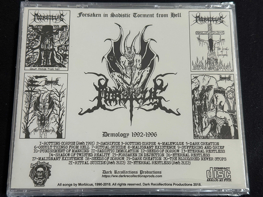 MORBICUS  "Forsaken In Sadistic Torment From Hell" - Image 2