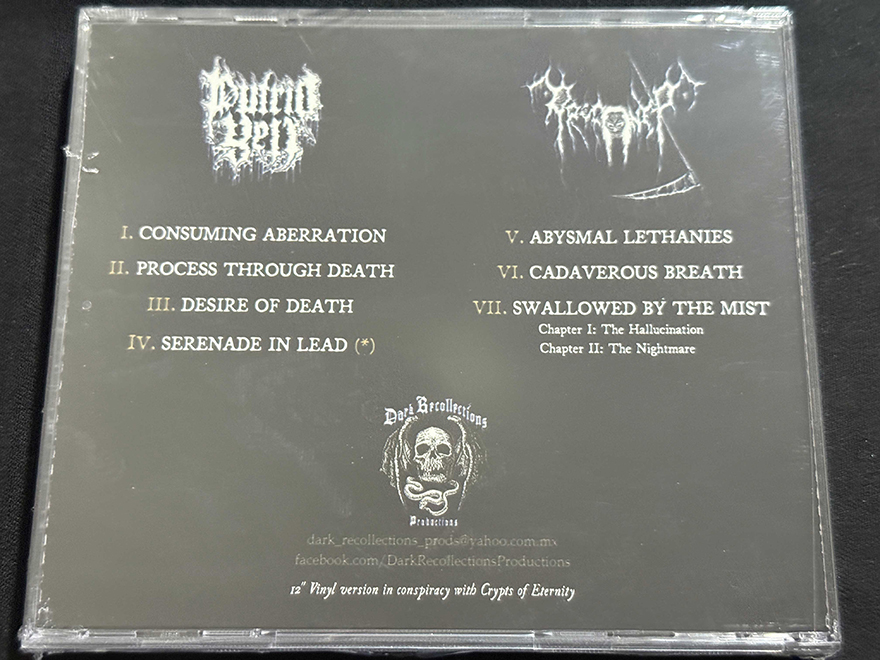PUTRID YELL/PROFANER  "The Beginning Of The Mortuary Decay" - Image 2