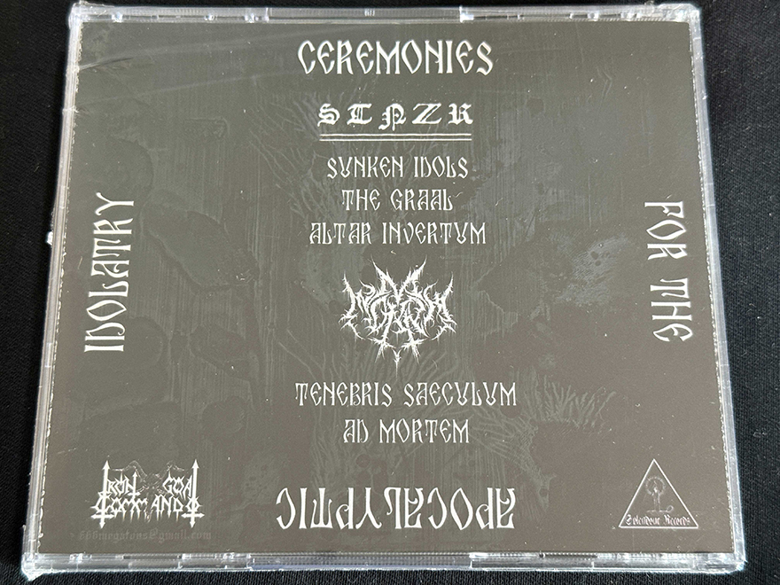 STNZR CULT/AD MORTEM  "Ceremonies For The Apocalyptic Idolatry" - Image 2