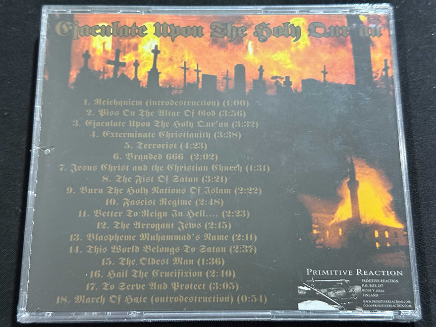 TAGHUT  "Ejaculate Upon The Holy" - Image 2