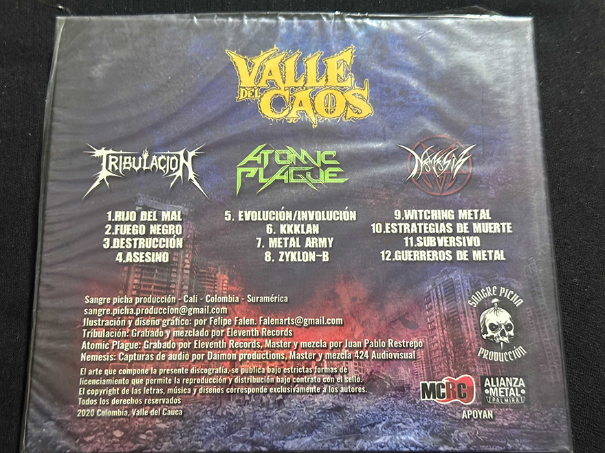 VALLE DEL CAOS I  "Tribulacion - Atomic Plague - Nemesis" - Image 2