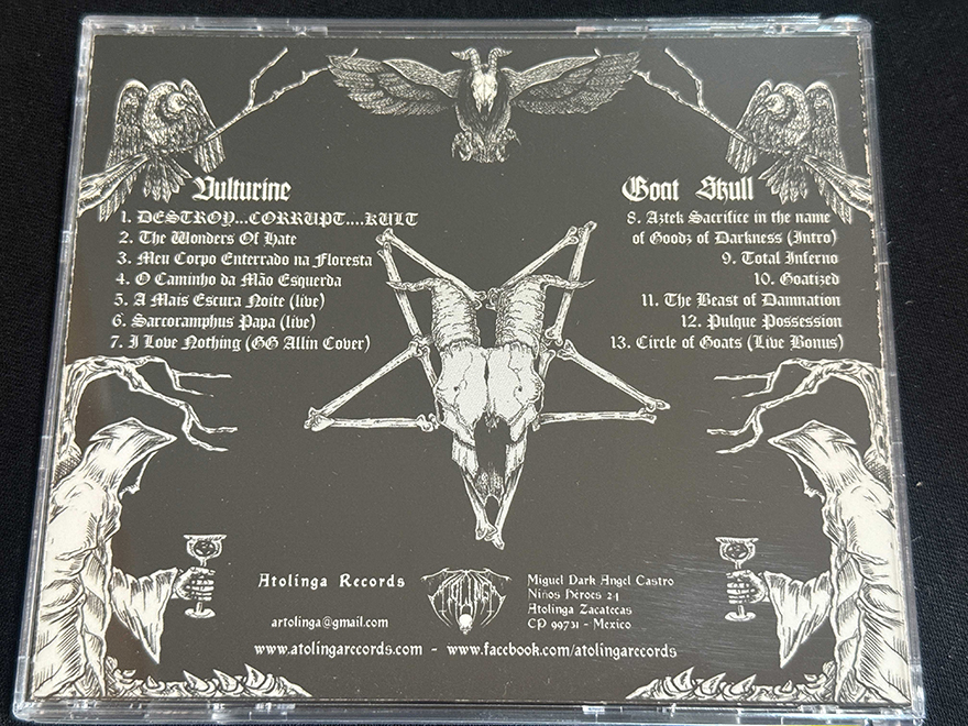 VULTURINE/GOAT SKULL   "Ritual Of Goat Consecration And Vuture´s" - Image 2