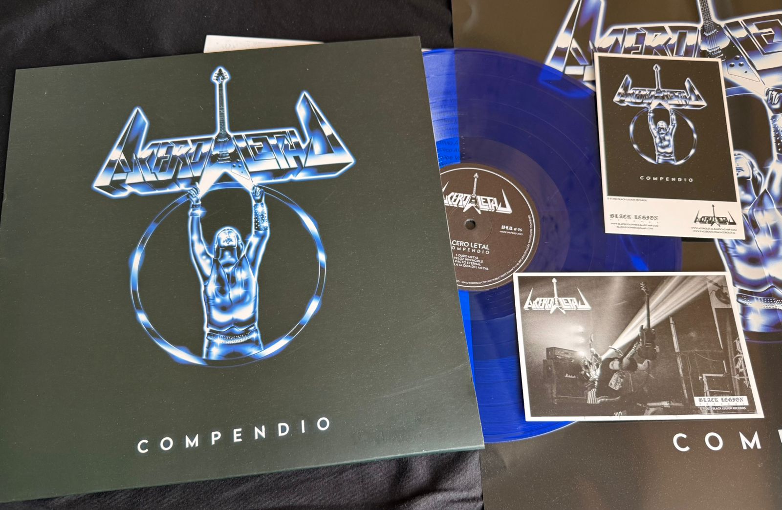 ACERO LETAL "Compendio" Vinyl Azul/Morado"