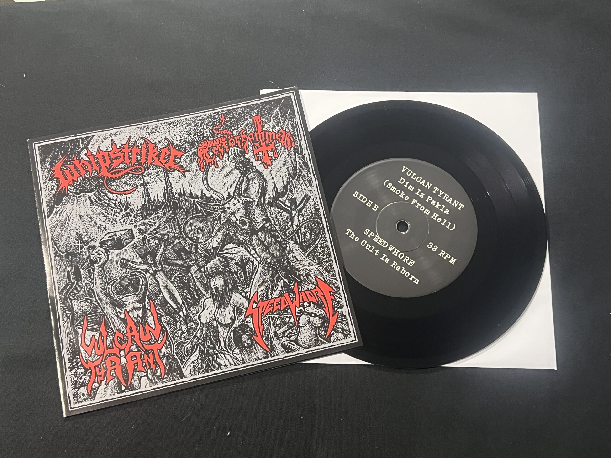 WHIPSTRIKER/TERRÖRHAMMER/VULCAN TYRANT/SPEEDWHORE  "Split"