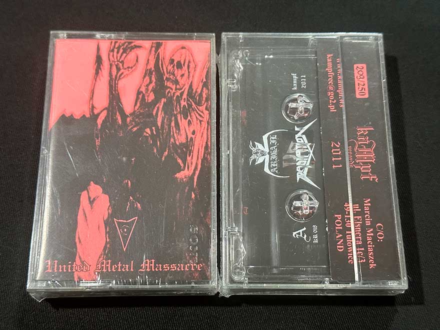 ABIGAIL/R.I.P./RADIATION/OLDBLOOD  "United Metal Massacre"