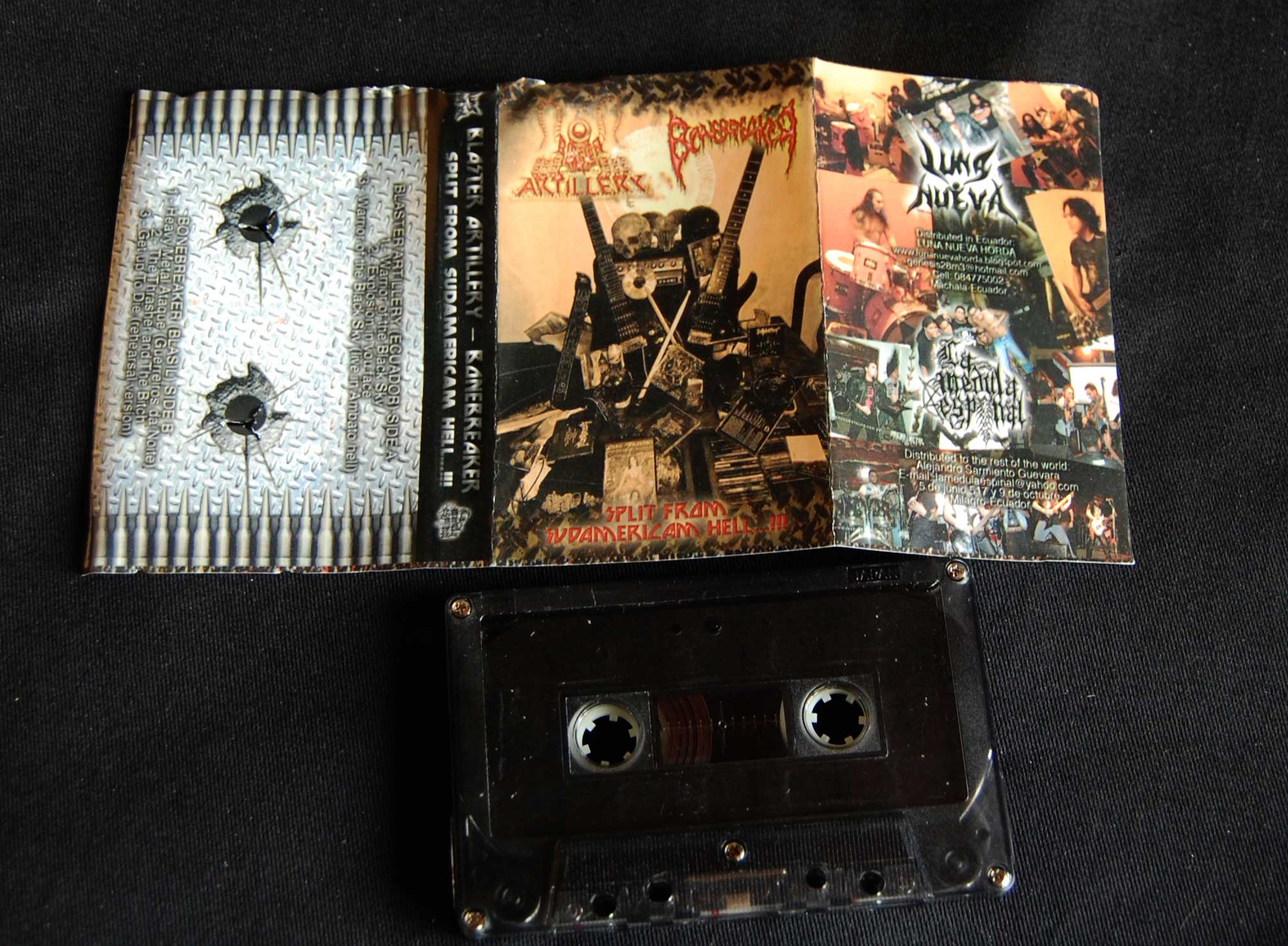 BLASTER ARTILLERY/BONEBREAKER  "Split From Sudamericam Hell"