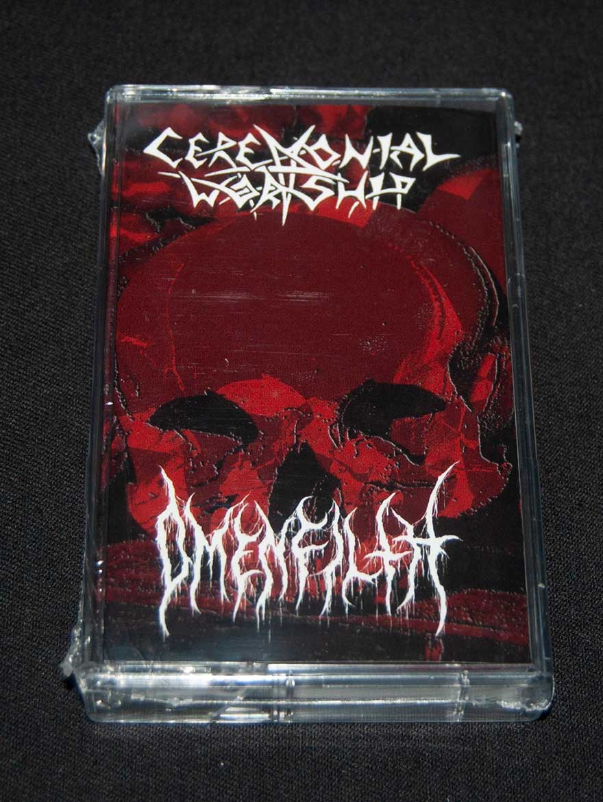 CEREMONIAL WORSHIP/OMENFILTH  "The Pact Of Morbid Conspiracy"
