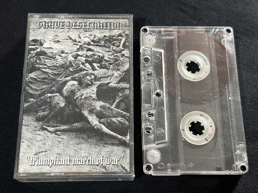 GRAVE DESECRATION  "Triumphant March Of War"