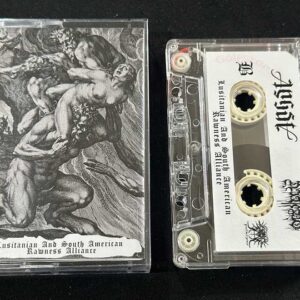 LUSITANIAN AND SOUTH AMERICAN RAWNESS ALLIANCE  "4 Way Split Sardonic Witchery/Cabra Infernal/Angst/Diabo"