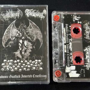 NIHIL DOMINATION/GOATBAPHOMET  "Sodomic Goatfuck Inverted Crucifixion"