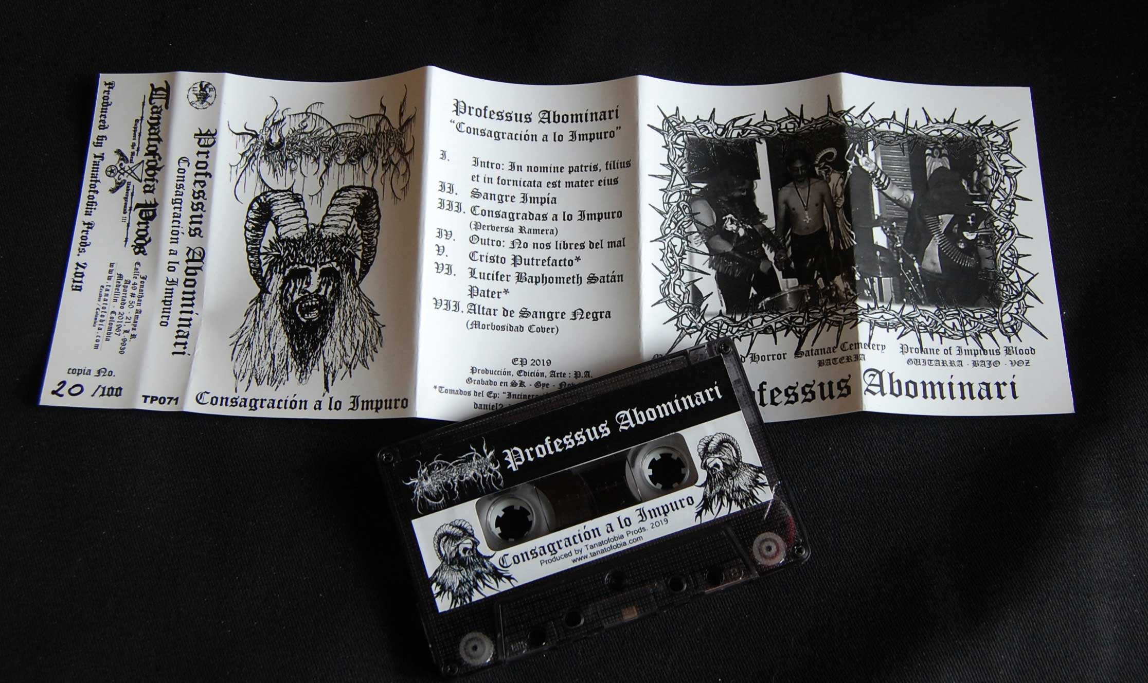 PROFESUS ABOMINARI  "Consagración A Lo Impuro"