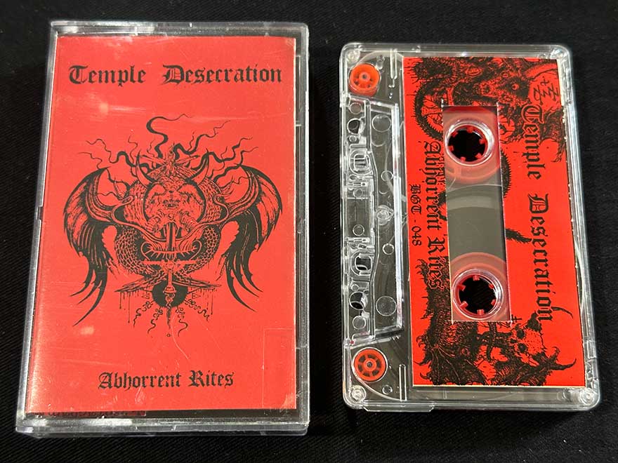 TEMPLE DESECRATION  "Abhorrent Rites"