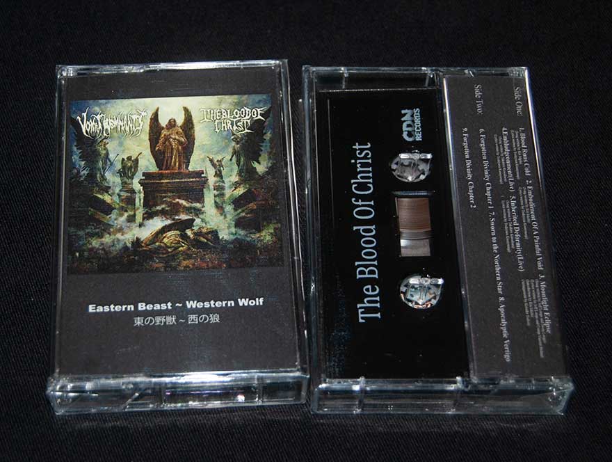 VOMIT REMNANTS/BLOOD OF CHRIST  "Split Tape"